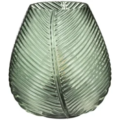 LAMPE LED VERRE PALM H.15CM