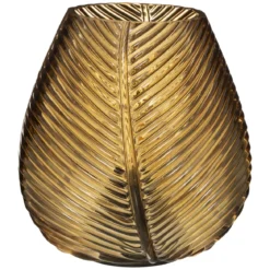 LAMPE LED VERRE PALM H.15CM