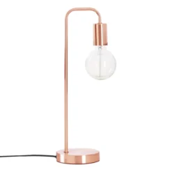LAMPE METAL CUIVRE KELI H.46CM