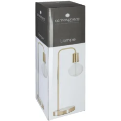 LAMPE METAL DORE KELI H.46CM