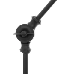 LAMPE METAL NOIR BASALT H.55CM