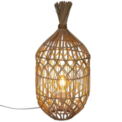 LAMPE MILOU NATUREL H.55CM