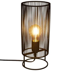 LAMPE NORA NOIR H.30CM