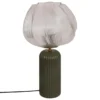 LAMPE PHYLAS CERAMIQUE VERT D.27.5X45.5CM