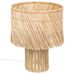 LAMPE ROSEAU YONI NATUREL H.34CM