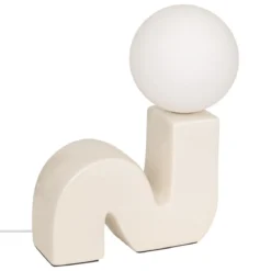 LAMPE SIBIL ARGILE H.33.5CM