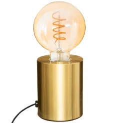 LAMPE SOCLE SABA DORE H.10.5CM