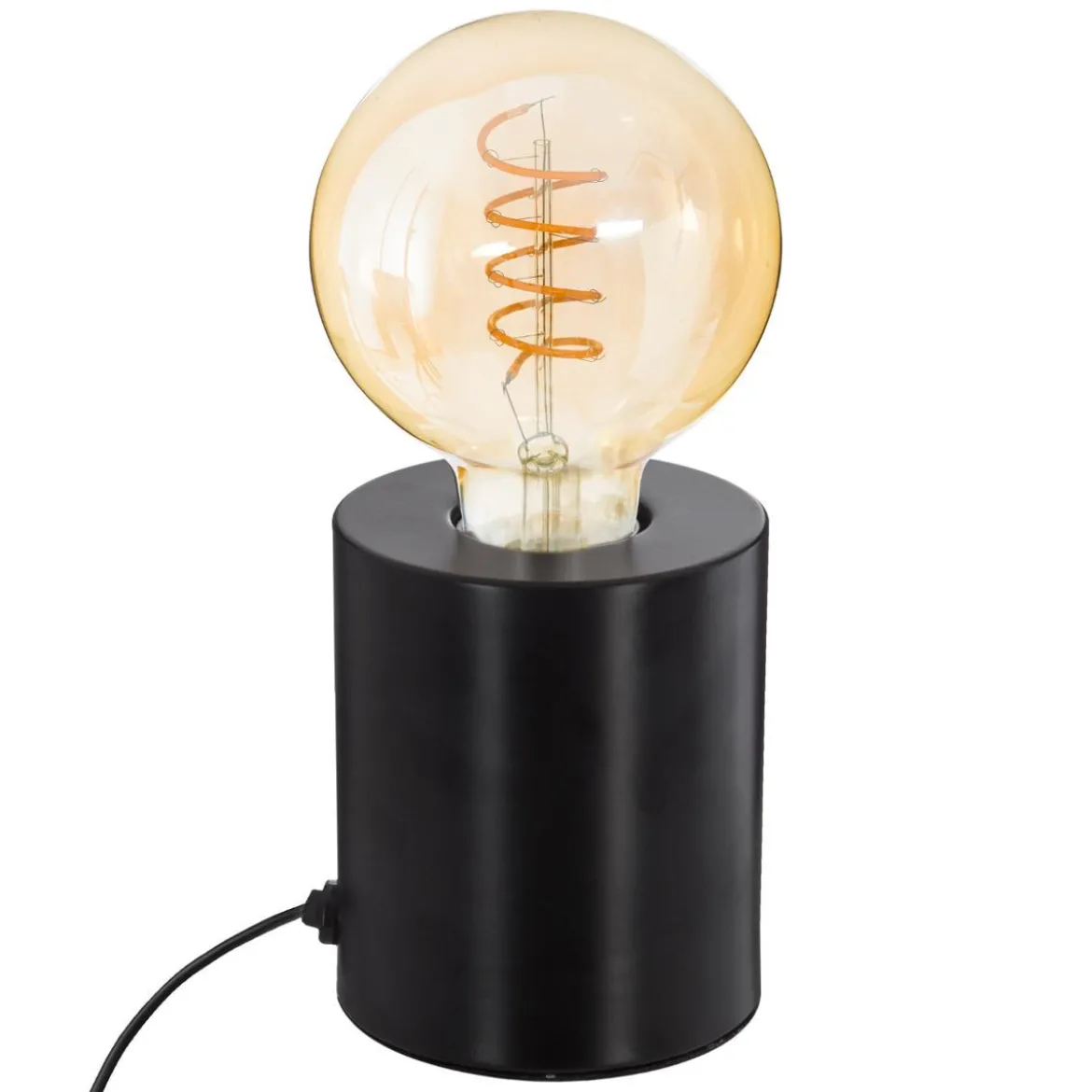LAMPE SOCLE SABA NOIR H.10.5CM