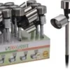 LAMPE SOLAIRE MINI SPOT INOX BLANC CHAUD ON OFF SWITCH