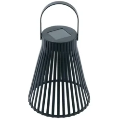 LAMPE SOLAIRE NOIR H.14CM
