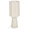 LAMPE TISSU BLANCA BEIGE H.45CM