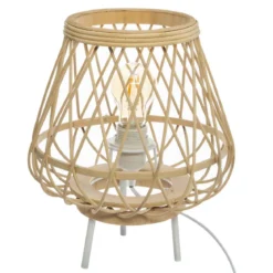 LAMPE TREPIED BAMBOU RITUAL H.31CM