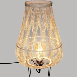 LAMPE TREPIED DARIA NATUREL H.44CM