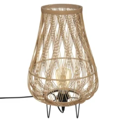 LAMPE TREPIED DARIA NATUREL H.44CM