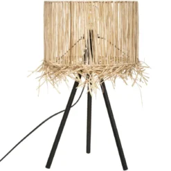 LAMPE TREPIED HACIENDA NATUREL H.49CM