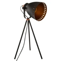 LAMPE TREPIED METAL H.51.5CM