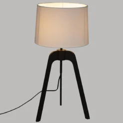 LAMPE TREPIED ORIGINES BLANC H.58.5CM