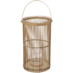 LANTERNE BAMBOU D.25X40CM