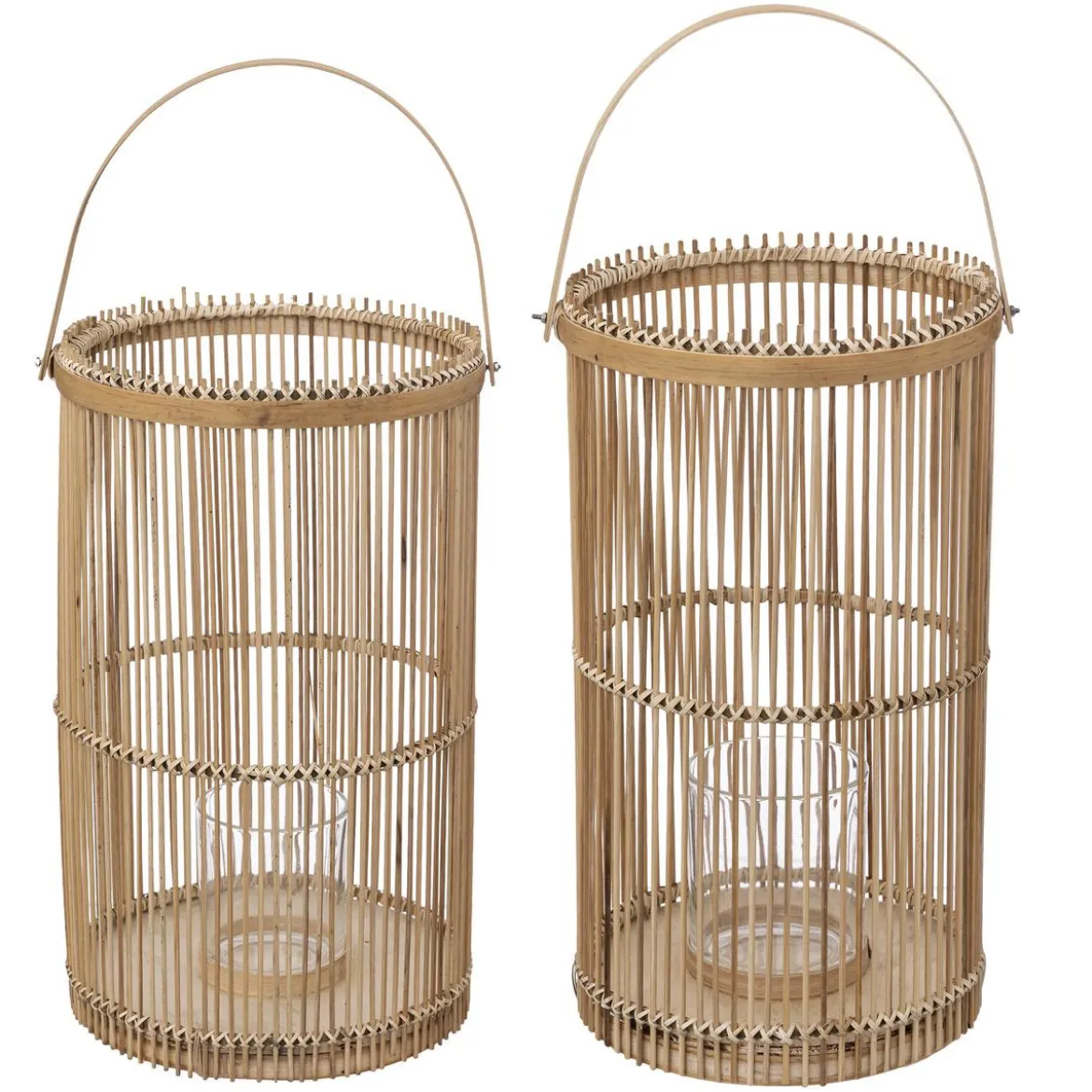 LANTERNE BAMBOU D.25X40CM