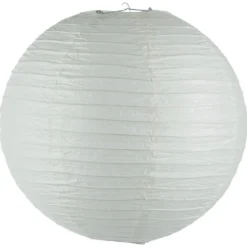 LANTERNE BOULE BLANC D.45CM
