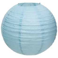 LANTERNE BOULE OYA BLEU D.35CM