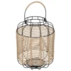 LANTERNE NATUREL METAL COSY H.33CM
