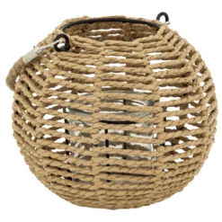 LANTERNE NATUREL RONDE MATY H.15CM