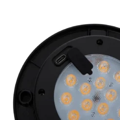 LANTERNE SOLAIRE CORDE LINY RECHARGEABLE USBC GRIS H.36CM