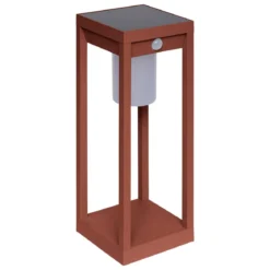 LANTERNE SOLAIRE PIKY ACAJOU H.40CM