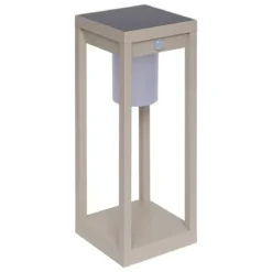 LANTERNE SOLAIRE PIKY ARGILE H.40CM