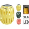 LANTERNE SOLAIRE POP 13.5X15.8CM BLANC CHAUD