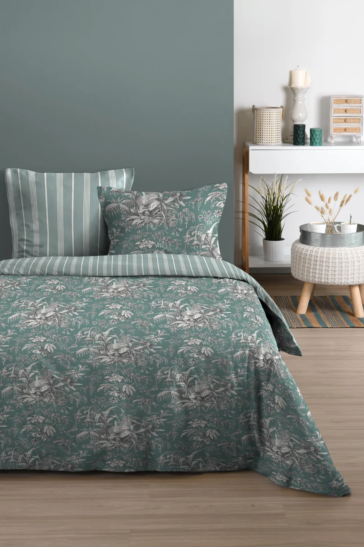 LEANDRE HOUSSE COUETTE 240X220CM ET 2 TAIES 63X63CM