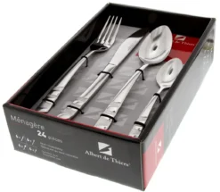 LISA MENAGERE 24 PIECES INOX