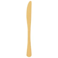 LOT 2 COUTEAUX GOLD INOX OR