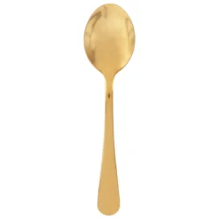 LOT 4 CUILLERES A CAFE GOLD INOX OR