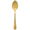 LOT 4 CUILLERES A SOUPE GOLD INOX OR