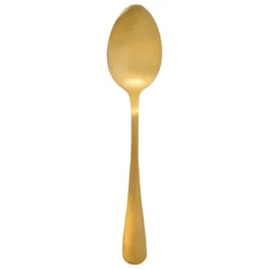 LOT 4 CUILLERES A SOUPE GOLD INOX OR