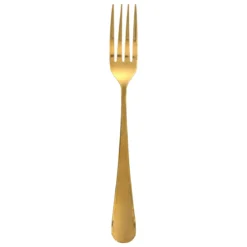 LOT 4 FOURCHETTES GOLD INOX OR