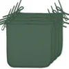 LOT 4 GALETTES CHAISE HAWAI VERT 38X38CM