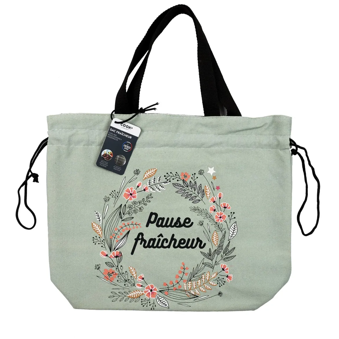 LUNCH BAG SAC FRAICHEUR TISSU 29X30CM