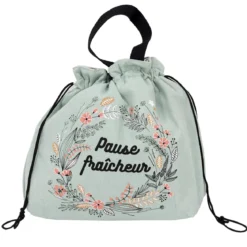LUNCH BAG SAC FRAICHEUR TISSU 29X30CM