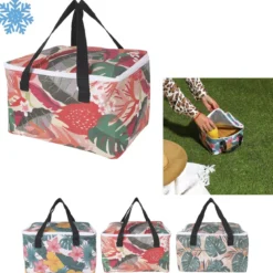 LUNCH BAG TROPICAL 24X18X13.5CM