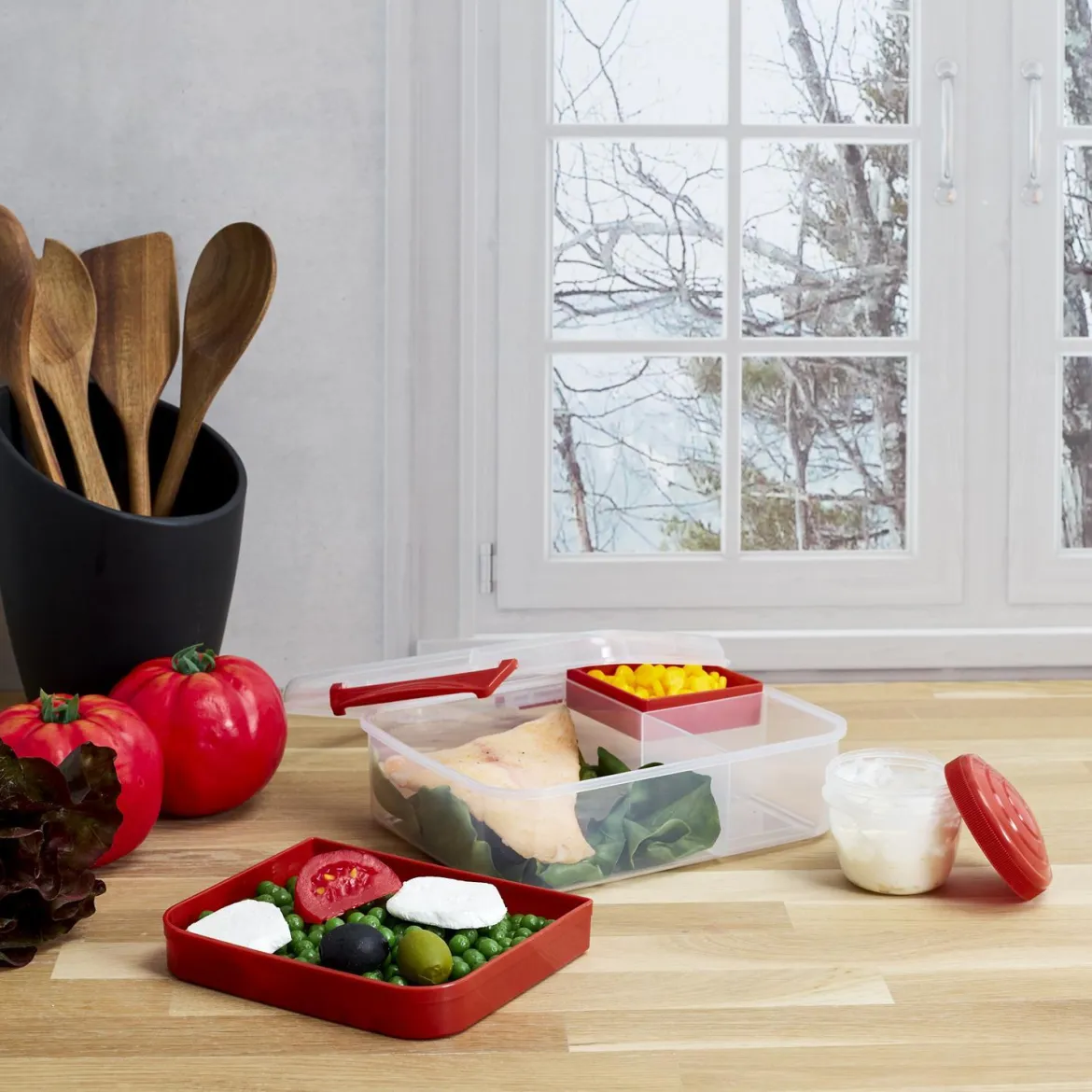 LUNCH BOX COMPARTIMENTEE 1.5L