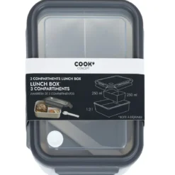 LUNCH BOX 3 COMPARTIMENTS COLORE