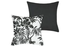 MACACO HOUSSE COUSSIN 40X40CM ARDOISE