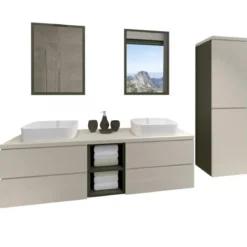MALAGA SALLE DE BAIN BLANC