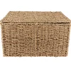 MALLE RECTANGLE MATIERE VEGETALE 40X30X23CM NATUREL