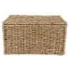 MALLE RECTANGLE MATIERE VEGETALE 35X25X19CM NATUREL