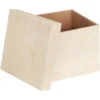 MALLE CARRE TRAVERTIN TINEO TAILLE S