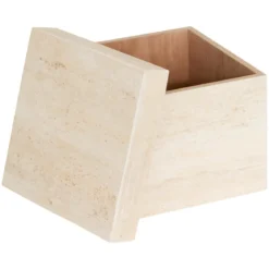 MALLE CARRE TRAVERTIN TINEO TAILLE S